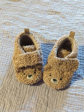 Brown Teddy Bear Baby Shoes